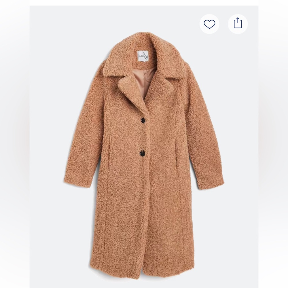 Sam Edelman Cozy Brown Teddy Jacket